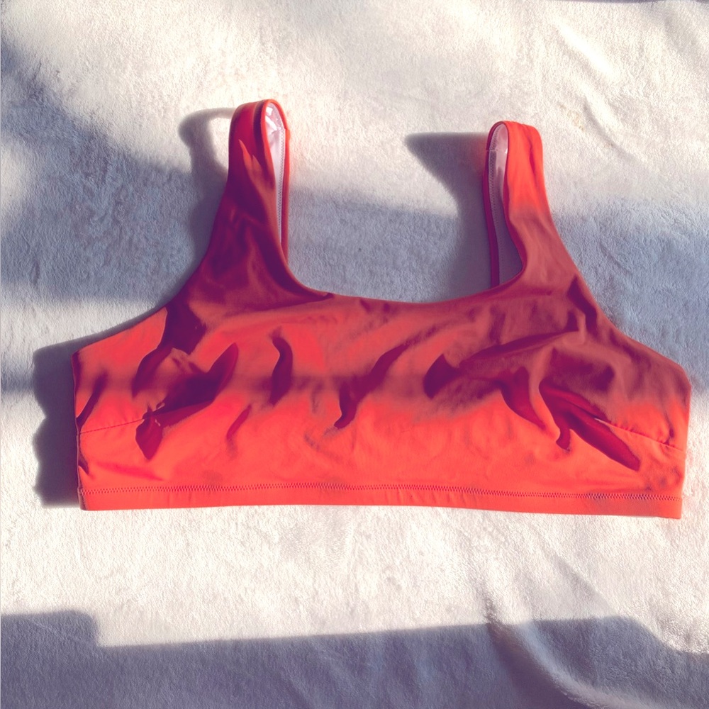 MeUndies Orange Sports Bra Seamless Comfort 3/$15 - Picture 2 of 4